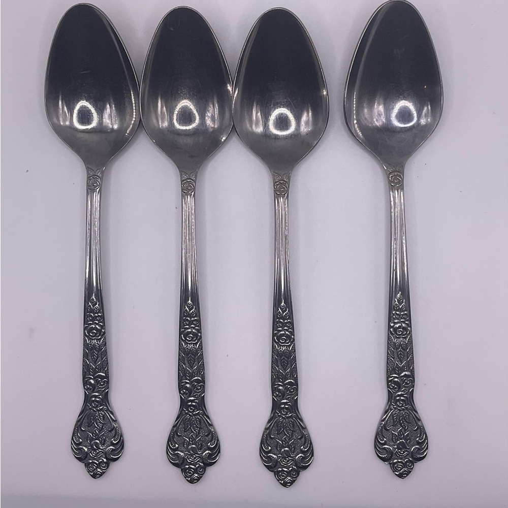Vintage Versailles by MSI Japan Set of 4 Salad Forks Stainless Flatware